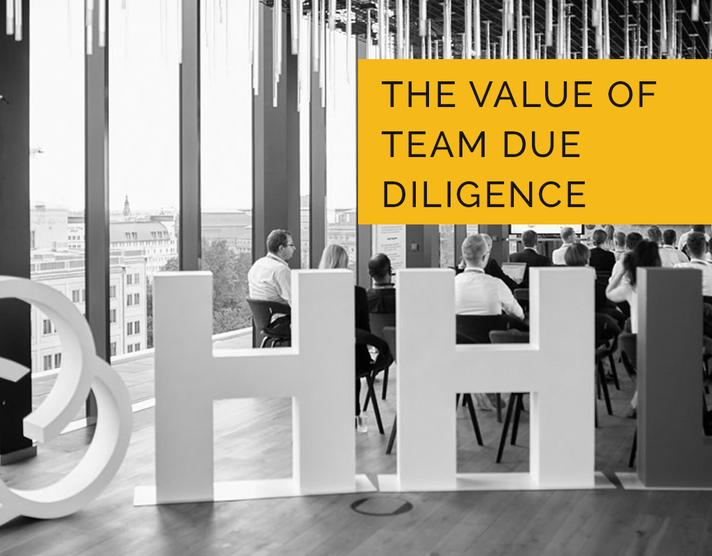 Team Due Diligence and Venture Capital Brand Building Key take aways